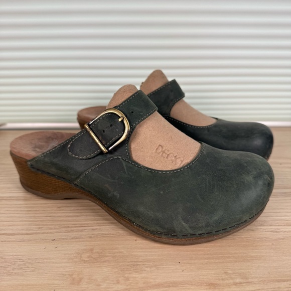 Dansko Martina Leather Mary Jane Clogs size 39 - Picture 1 of 6